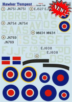 Print Scale 48-126 Hawker Tempest Part 2 (wet decals) 1/48