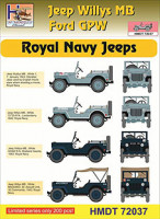 Hm Decals HMDT72037 1/72 Decals Jeep Willys MB/Ford GPW Royal Navy