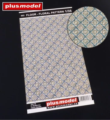 Plusmodel M-603 Floor - floral pattern 1/35