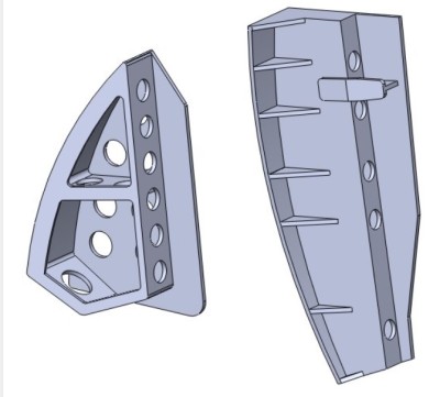 Maestro Models MMMK4938 Saab 32 Lansen air brakes 3D-printed 1/48