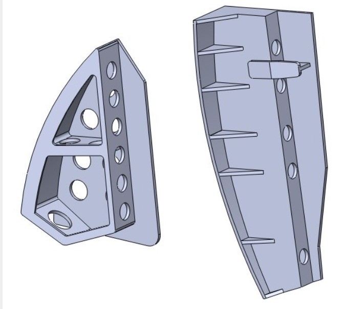 Maestro Models MMMK4938 Saab 32 Lansen air brakes 3D-printed 1/48