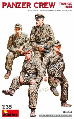 Miniart 35364 Panzer Crew, France 1944 (4 fig.) 1/35