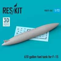Reskit RSU72-242 610 gallon fuel tank F-15 (1 pcs.) 1/72