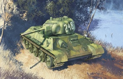 Dragon 6487 Т-34 (обр.1942, штампованная башня &quot;формочка&quot;)