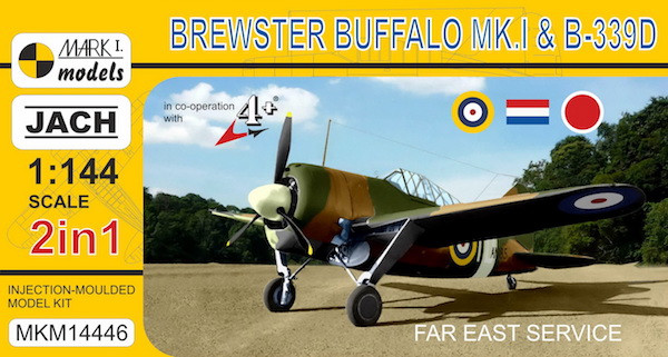 Mark 1 Models MKM-14446 Brewster Buffalo Mk.I & B-339D (2-in-1) 1/144