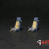 ЭВМ RS72031 Катапультные кресла К-36Л-3,5Я (2 шт) с подвесной из фототравления 1/72