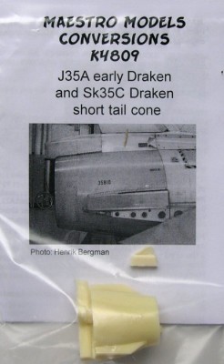 Maestro Models MMCK-4809 1/48 SAAB 35 Draken - short tail cone