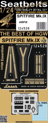 HGW 124526 Seatbelts Spitfire Mk.IX (AIRFIX) 1/24