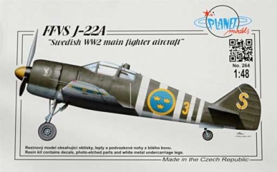 Planet Models PLT264 FFVS J-22A 'Swedish main fighter aircraft' 1/48