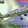 Kovozavody Prostejov 72230 Zlin C-6 'Basa' (3x camo) 1/72
