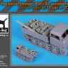Black Dog BDT35257 Raupenschlepper Ost 9 RSO/01 cargo accessories set (designed to be used with Das Werk kits) 1/35
