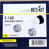 Reskit RSU32-0013 F-14 (D) open exh.nozzles (TRUMP) 1/32
