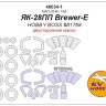 KV Models 48034-1 Як-28ПП Brewer-E (HOBBY BOSS #81768) - (Двусторонние маски) + маски на диски и колеса HOBBY BOSS RU 1/48
