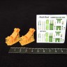 Metallic Details MDR48266 Bae Harrier GR.3, GR.7, GR.9 Ejection seat x 2 with seatbelts (3d-printed) 1/48