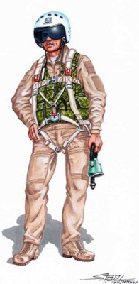 Plus model AL4065 1/48 Pilot Su-27 (1 fig.)