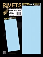 HGW 448002 Rivets 3690 mm (diameter 0,15mm, pitch 0,6mm) 1/48