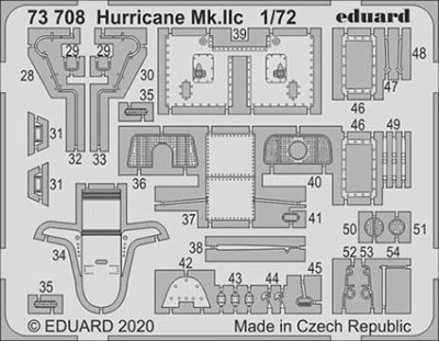 Eduard 73708 SET Hurricane Mk.IIc (ARMA H.)