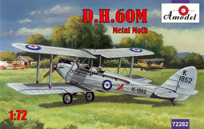 Amodel 72282 Самолет DH60M Metal Moth