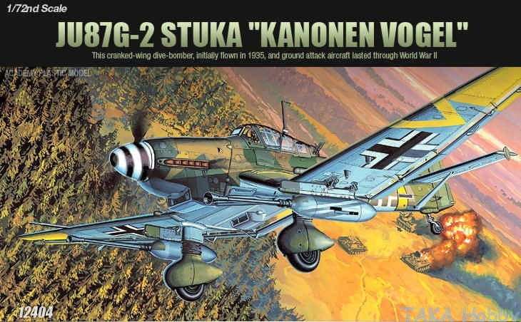 Academy 12404 Ju 87G-2 Stuka "Kanonen Vogel" 1/72