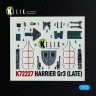 Reskit K72227 Harrier Gr3 (Late)- interior 3D (ITAL) 1/72