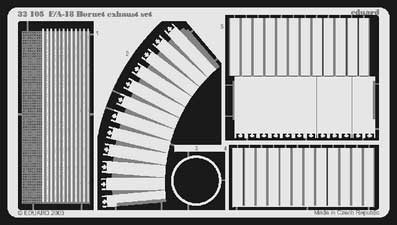 Eduard 32105 F-18 exhaust ACA