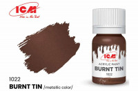 ICM C1022 Жженое олово(Burnt Tin), краска акрил, 12 мл