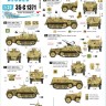 Star Decals 35-C1371 Sd.Kfz.250 'neu' # 2Sd.Kfz.250/1, Sd.Kfz.250/3 and Sd.Kfz.250/7 - Waffen-SS markings.11.SS-Nordland, 12.SS-Hitlerjugend 1/35