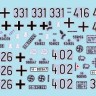 Star Decals 35-C1371 Sd.Kfz.250 'neu' # 2Sd.Kfz.250/1, Sd.Kfz.250/3 and Sd.Kfz.250/7 - Waffen-SS markings.11.SS-Nordland, 12.SS-Hitlerjugend 1/35