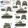Star Decals 72-A1016 Royal Marines Close Support tanks. Compass scales for 2 complete models. RMASG Shermans in Normandy. Sherman Mk.V 1/72
