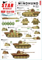 Star Decals 72-A1130 Windhund # 2. Panthers from Pz-Regiment 24.Panther Ausf.A and Ausf.G 1/72