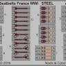 Eduard 73047 Seatbelts France WWI STEEL 1:72