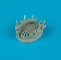 QuickBoost QB48059 I-16 engine correct exhaust (EDU) 1/48