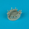 QuickBoost QB48059 I-16 engine correct exhaust (EDU) 1/48