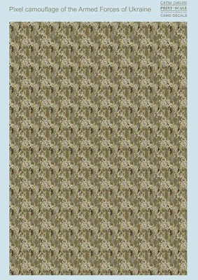 Print Scale C050CA Decal Pixel camouflage of Armed Forces of Ukraine Decal