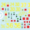 Star Decals STAR35890 British 33rd Armoured Brigade from Normandy to Holland. Sherman Hybrid, Firefly IC, Firefly VC and generics 1/35