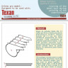 Peewit P75011 Paper paint mask Texan (ACAD) 1/72