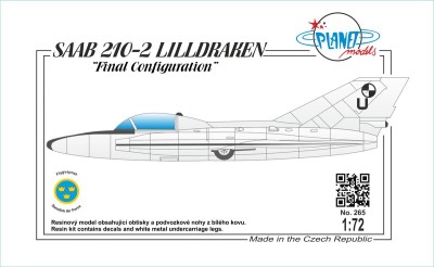 Planet Models PLT265 SAAB 210-II Final Configuration 1/72