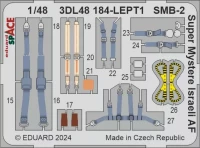Eduard 3DL48184 BRASSIN SMB-2 Super Mystere Israeli AF SPACE 1/48