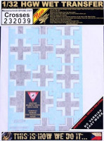 HGW 232039 Decals Bf 109E-3/4/7 Crosses 1/32