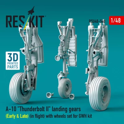 Reskit U48540 A-10 landing gears early &amp; late (GWH) 1/48