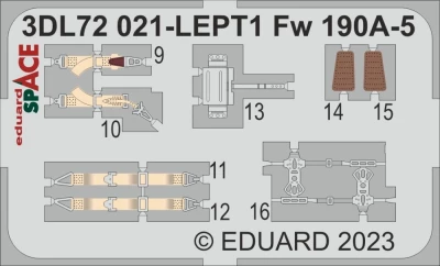 Eduard 3DL72021 Fw 190A-5 SPACE (EDU) 1/72