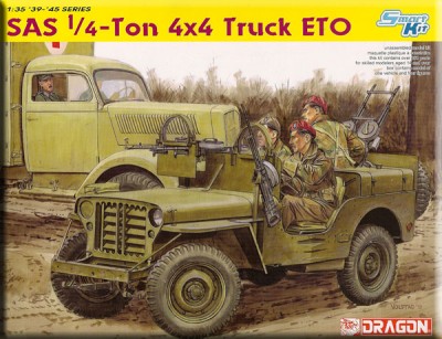 Dragon 6725 SAS Raider 4x4 Truck ETO 1944 + 2nd SAS REGIMENT