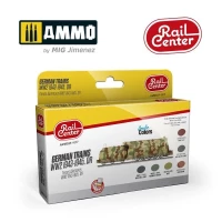 Ammo Mig R-1017 Набор красок "Немецкие поезда Второй мировой войны 1943-1945."