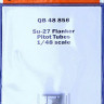QuickBoost QB48856 Su-27 Flanker pitot tubes 1/48