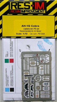 RES-IM RESIMP7208 1/72 AH-1G Cobra Detail PE set (AZMO)
