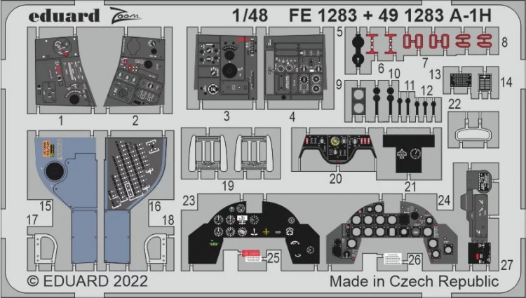 Eduard FE1283 A-1H (TAM) 1/48