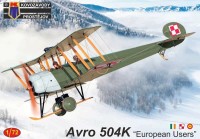 Kovozavody Prostejov 72465 Avro 504K 'European Users' (3x camo) 1/72