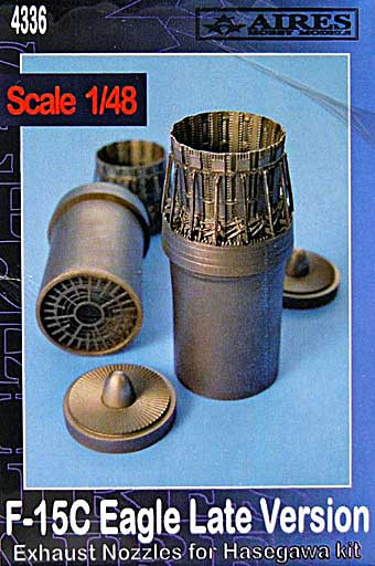Aires 4336 F-15C exhaust nozzles - late version 1/48