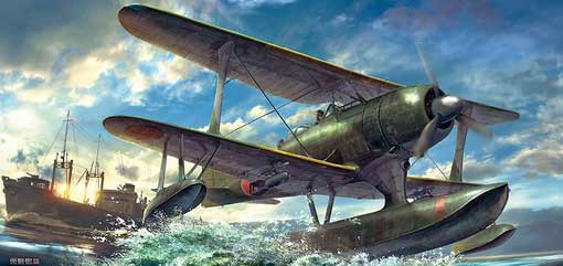 Hasegawa 19196 Самолет: Mitsubishi Zero Seaplane PETE (HASEGAWA)