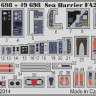 Eduard FE698 1/48 Цветное фототравление для Sea Harrier FA2 interior S. A.